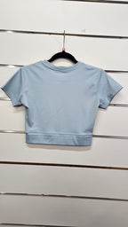 Nike Short-Sleeve Gym Shirt with Elasticated Centre Detail - S