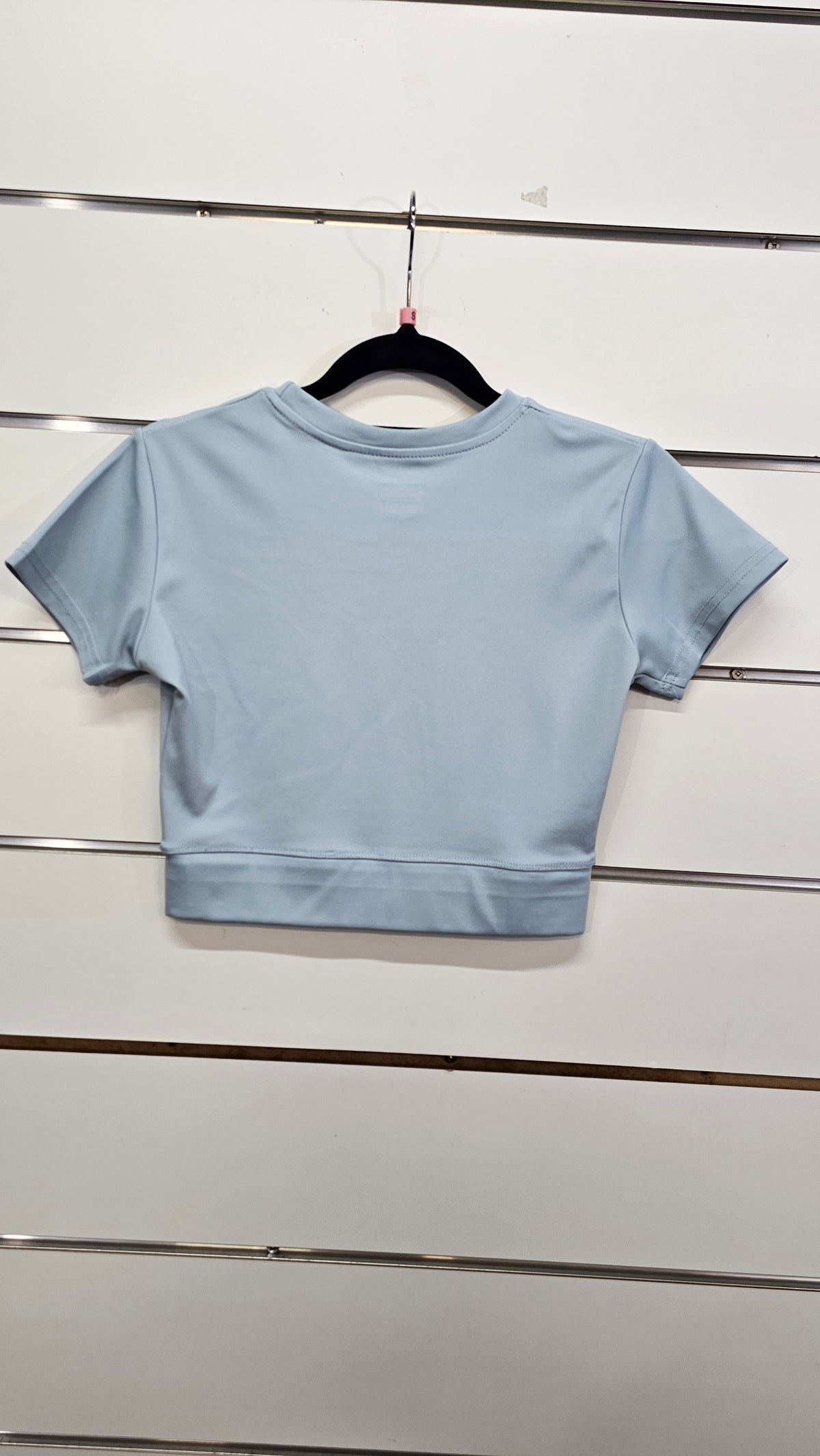 Nike Short-Sleeve Gym Shirt with Elasticated Centre Detail - S