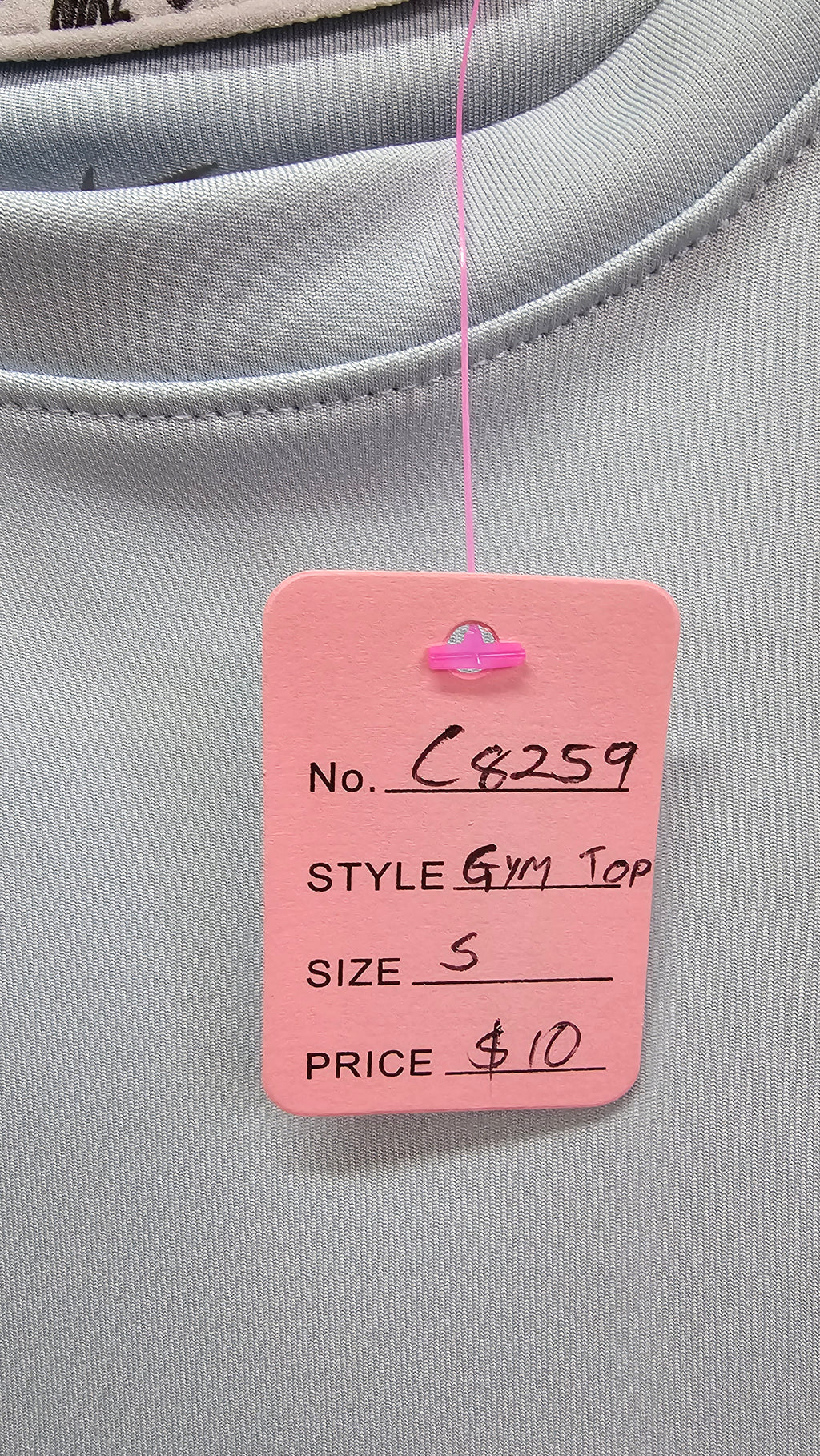 Nike Short-Sleeve Gym Shirt with Elasticated Centre Detail - S