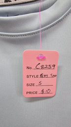 Nike Short-Sleeve Gym Shirt with Elasticated Centre Detail - S