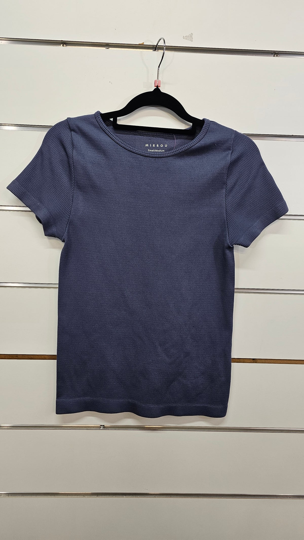 Mirrou Blue/Grey Short-Sleeve T-Shirt - S/M