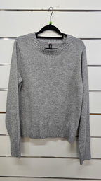 H&H Grey Round-Neck Jersey Top - 12