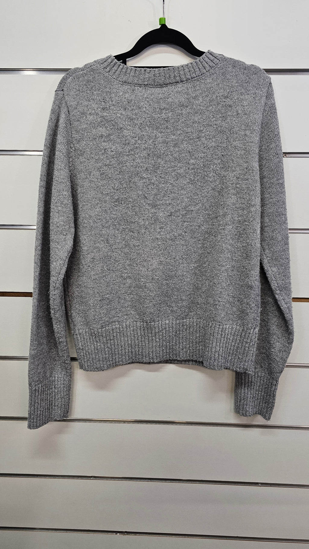 H&H Grey Round-Neck Jersey Top - 12