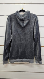 MEYIF Grey Pouch-Pocket Hoodie - M
