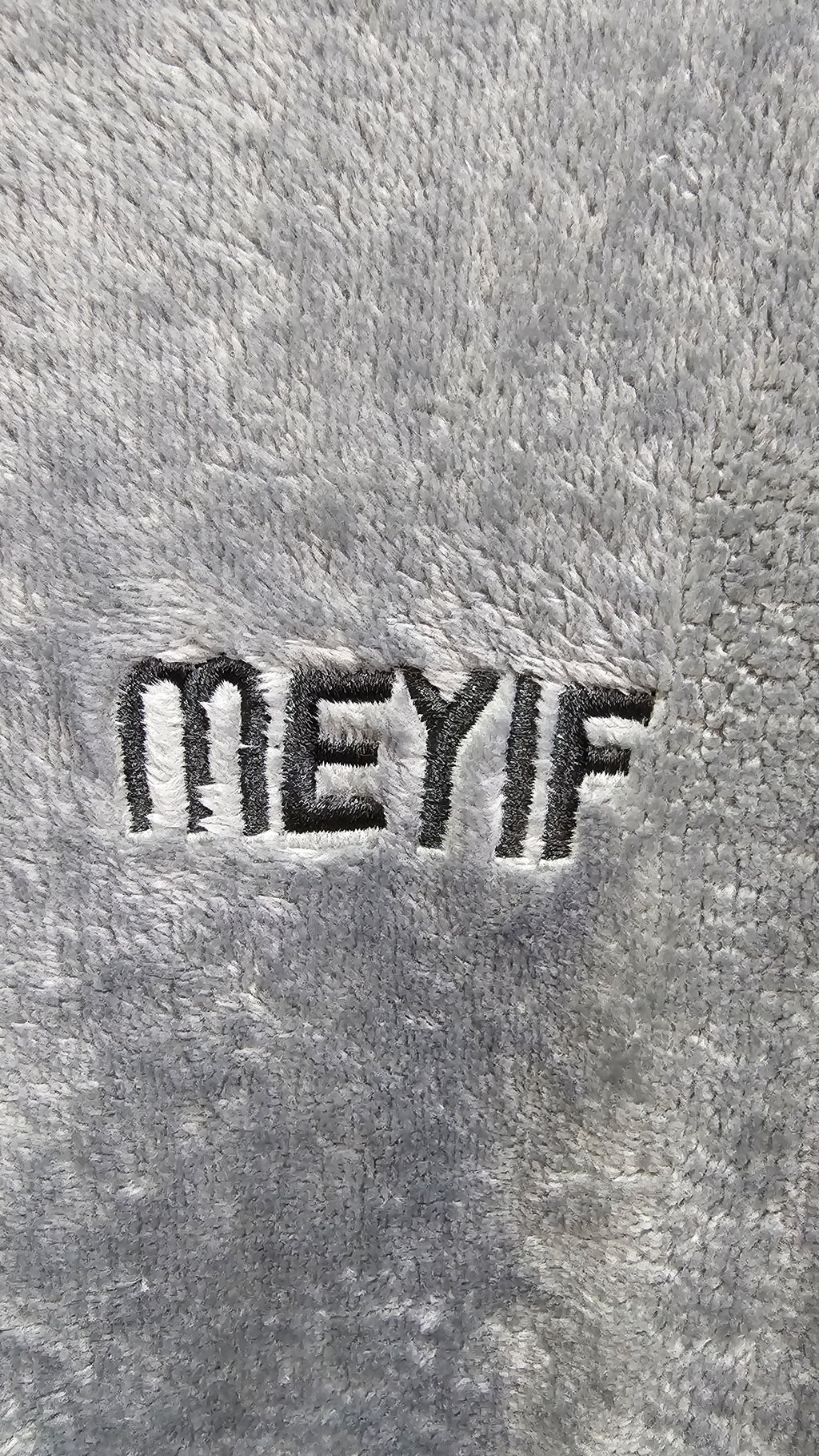 MEYIF Grey Pouch-Pocket Hoodie - M