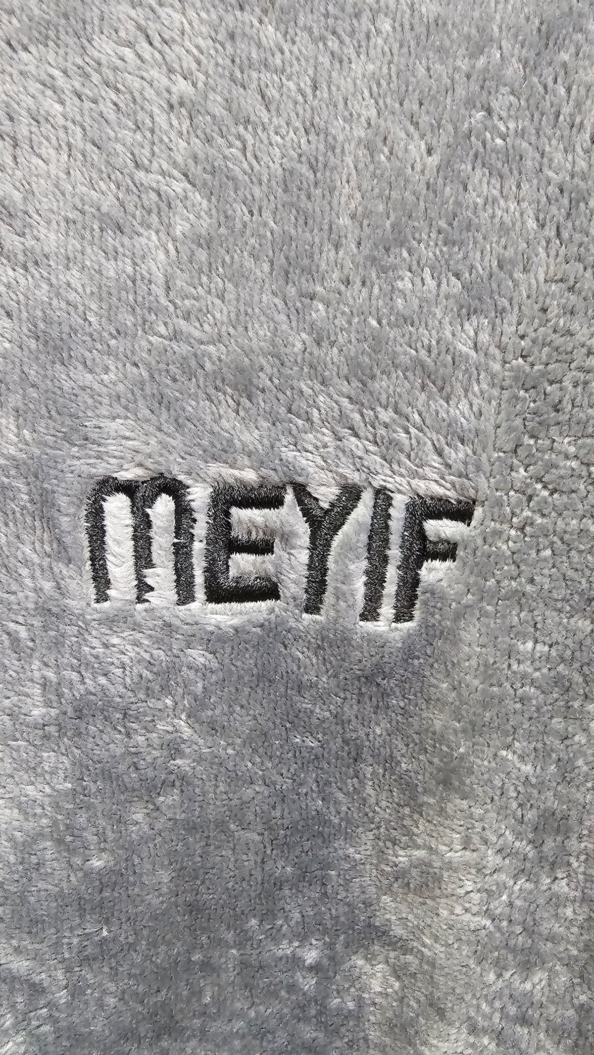 MEYIF Grey Pouch-Pocket Hoodie - M