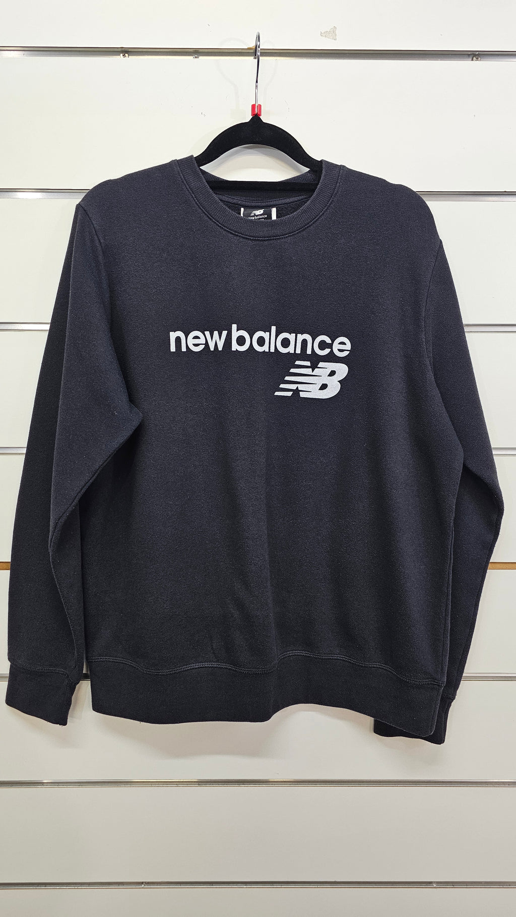 New Balance Black Cotton-Blend Top - L