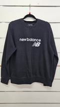 New Balance Black Cotton-Blend Top - L