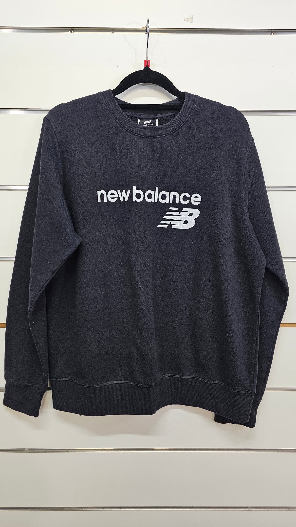 New Balance Black Cotton-Blend Top - L