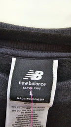 New Balance Black Cotton-Blend Top - L