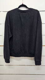Huffer Black Logo-Print Cotton Jumper - 10
