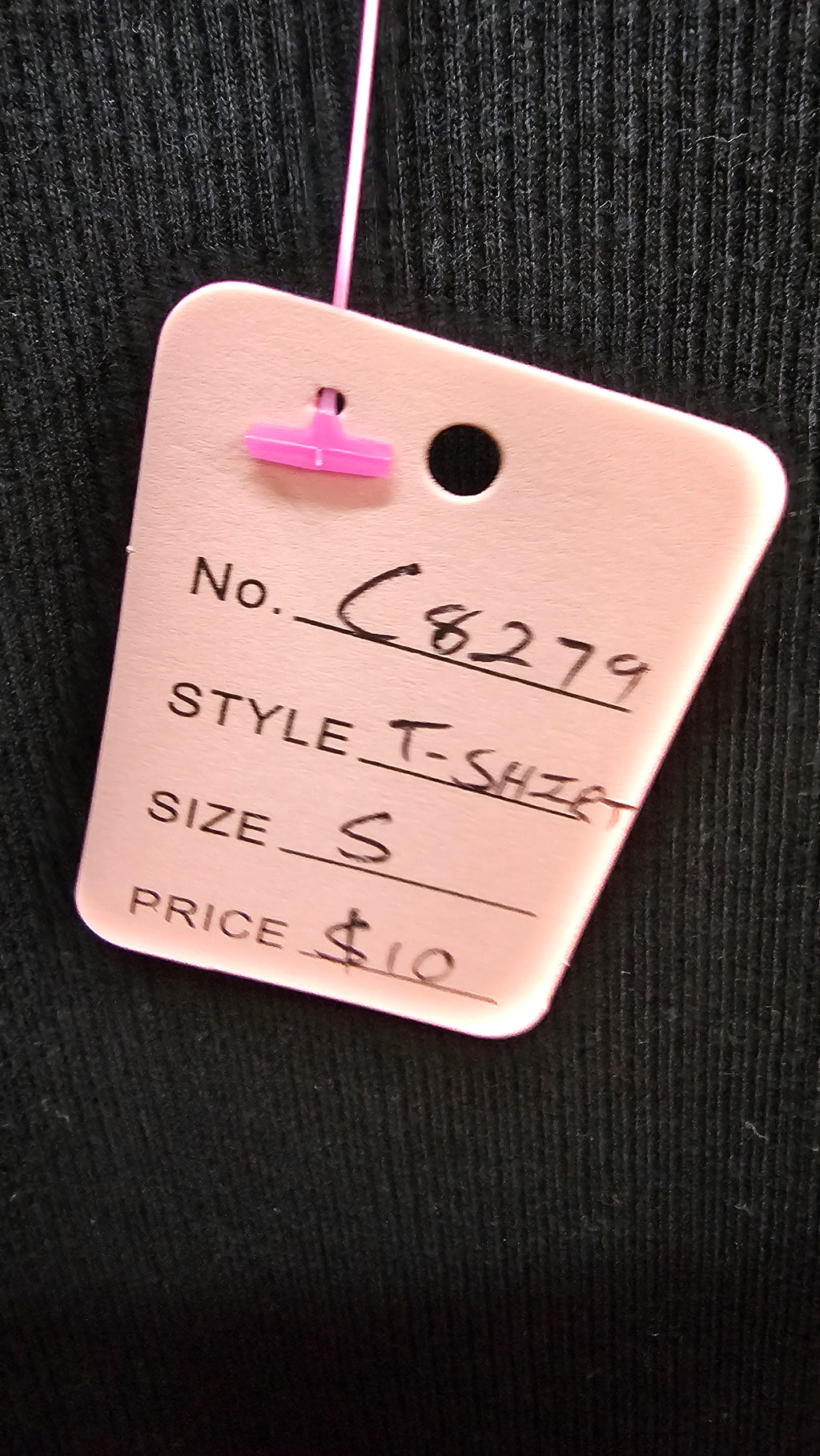 H&H Black Cotton-Blend Top - S