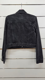 ASOS Black Cotton Denim Jacket - 10