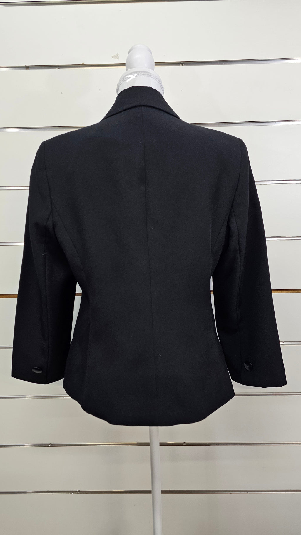 Classique Black Button-Front Blazer - 12