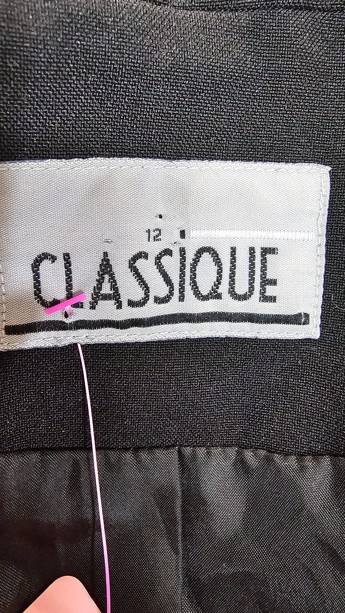 Classique Black Button-Front Blazer - 12