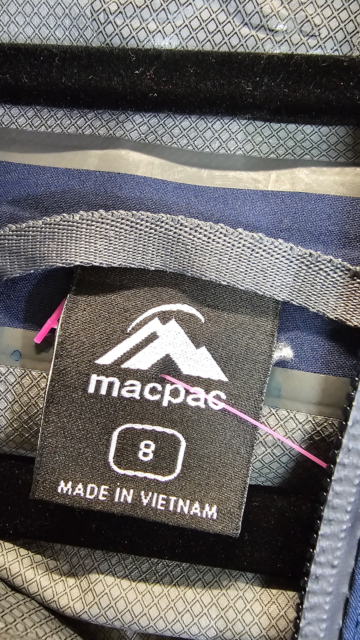 Macpac Navy Hooded Rain Jacket - 8