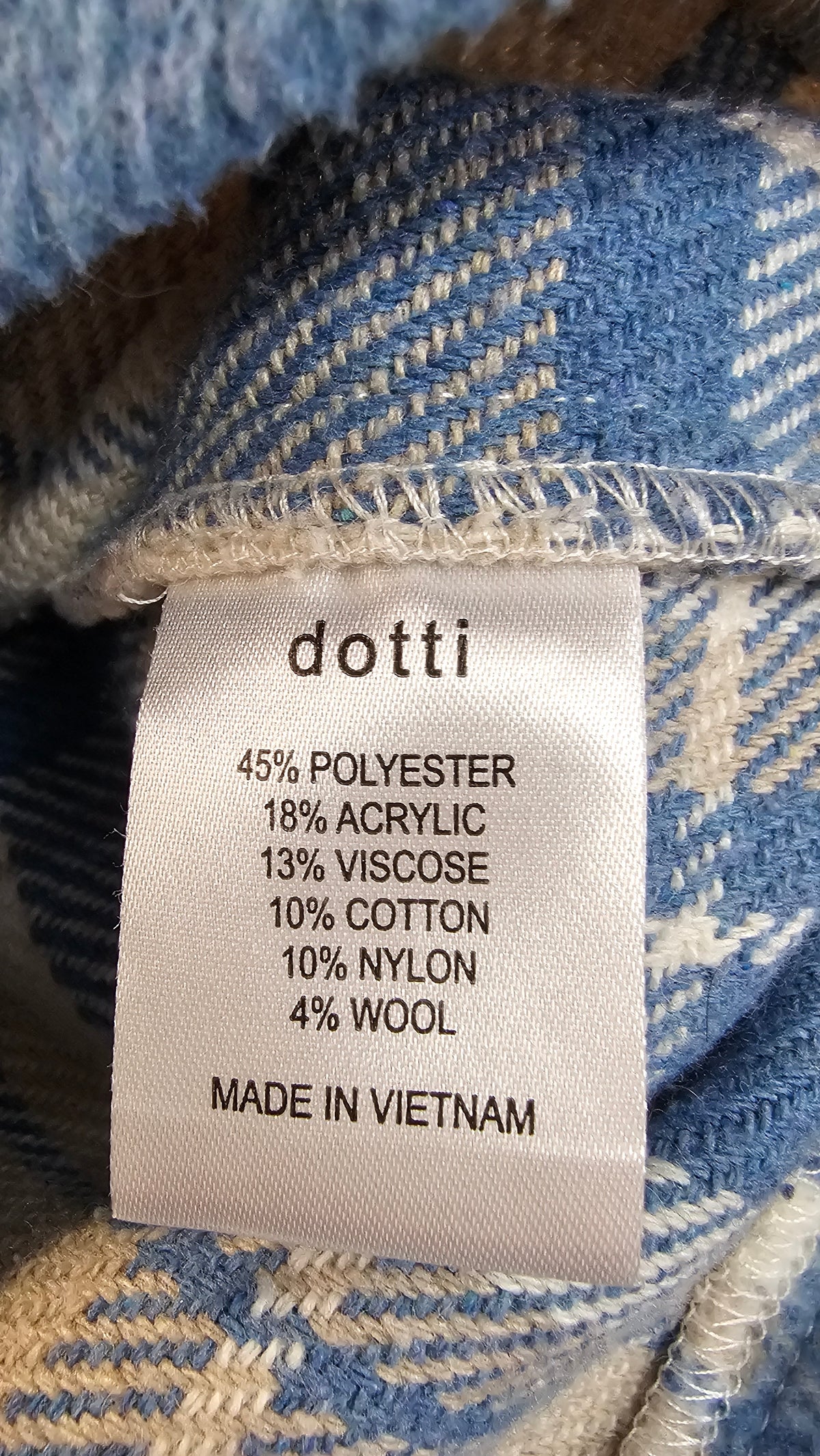 Dotti Blue Cropped Jacket with Pockets - 8