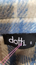 Dotti Blue Cropped Jacket with Pockets - 8