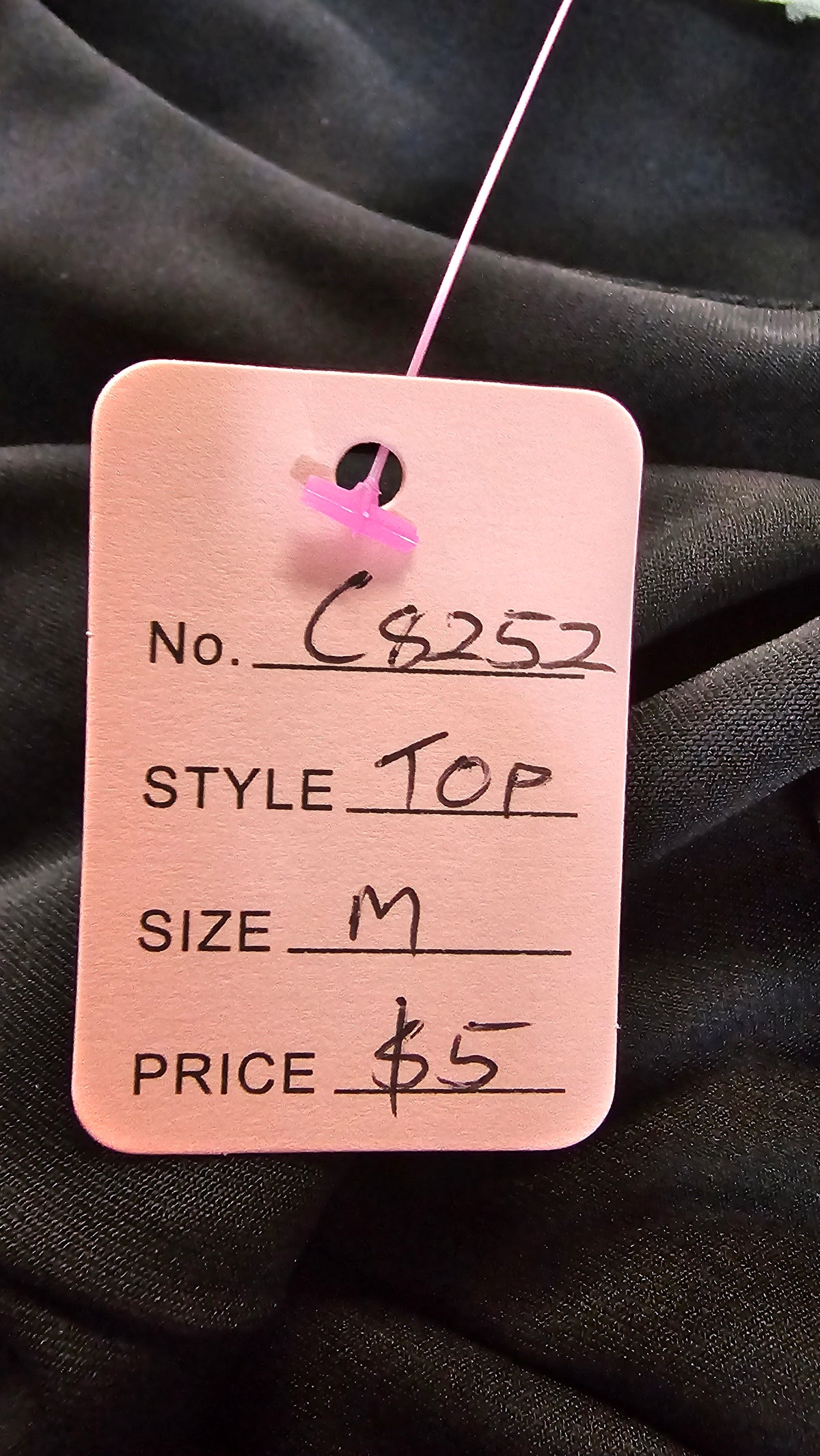 Cotton On Black Lined Sleeveless Top - M