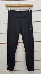 Puma Black Gym Tights - M