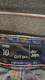Jay Jays Mid-Wash Cut-Off Denim Shorts - 10
