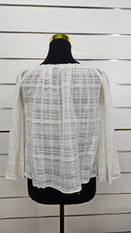 White Glassons Sheer Blouse - 6