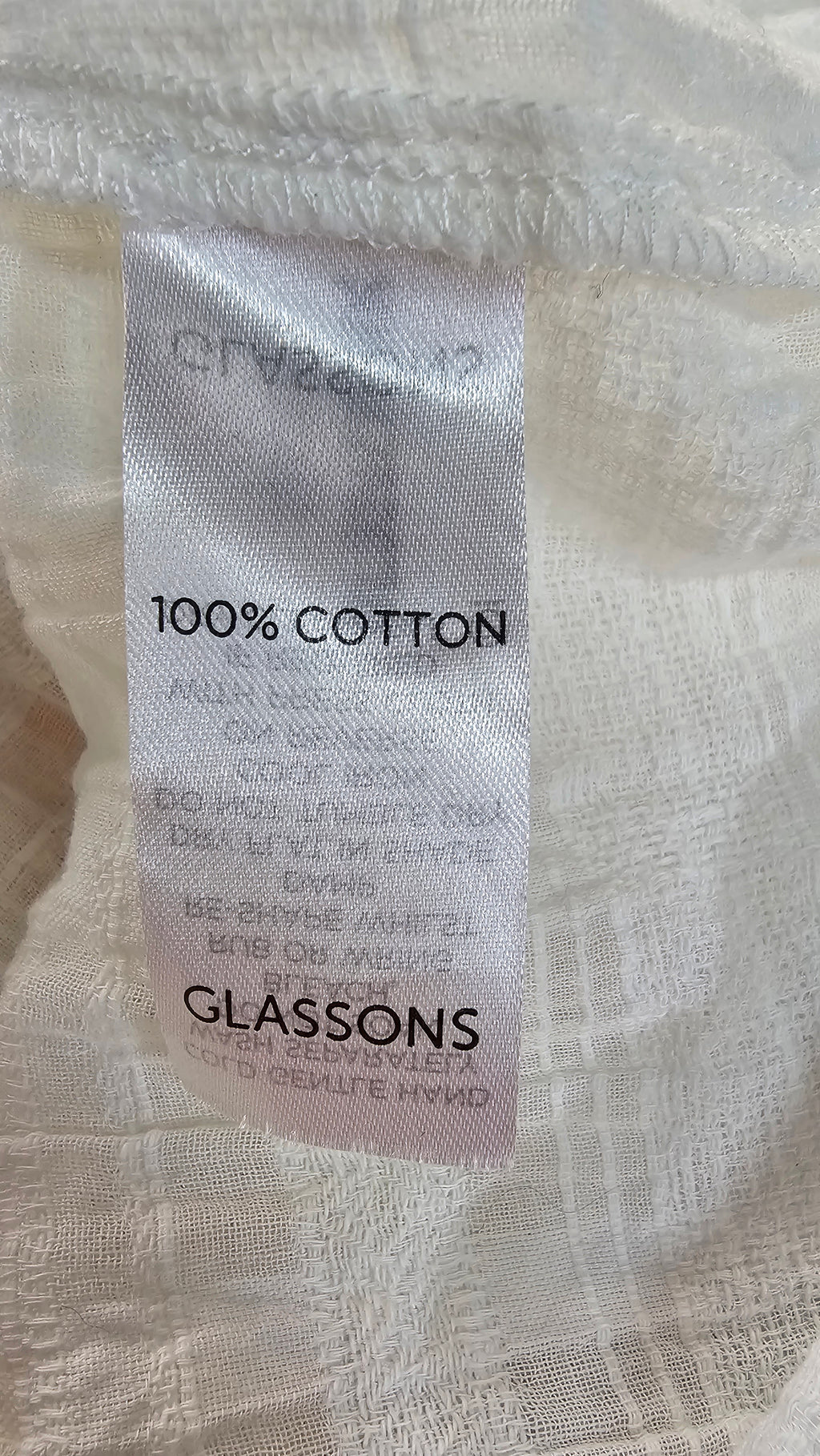 White Glassons Sheer Blouse - 6