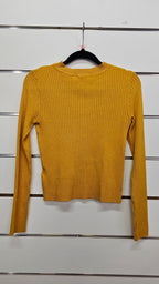 Mustard Yellow Divide Jumper -S