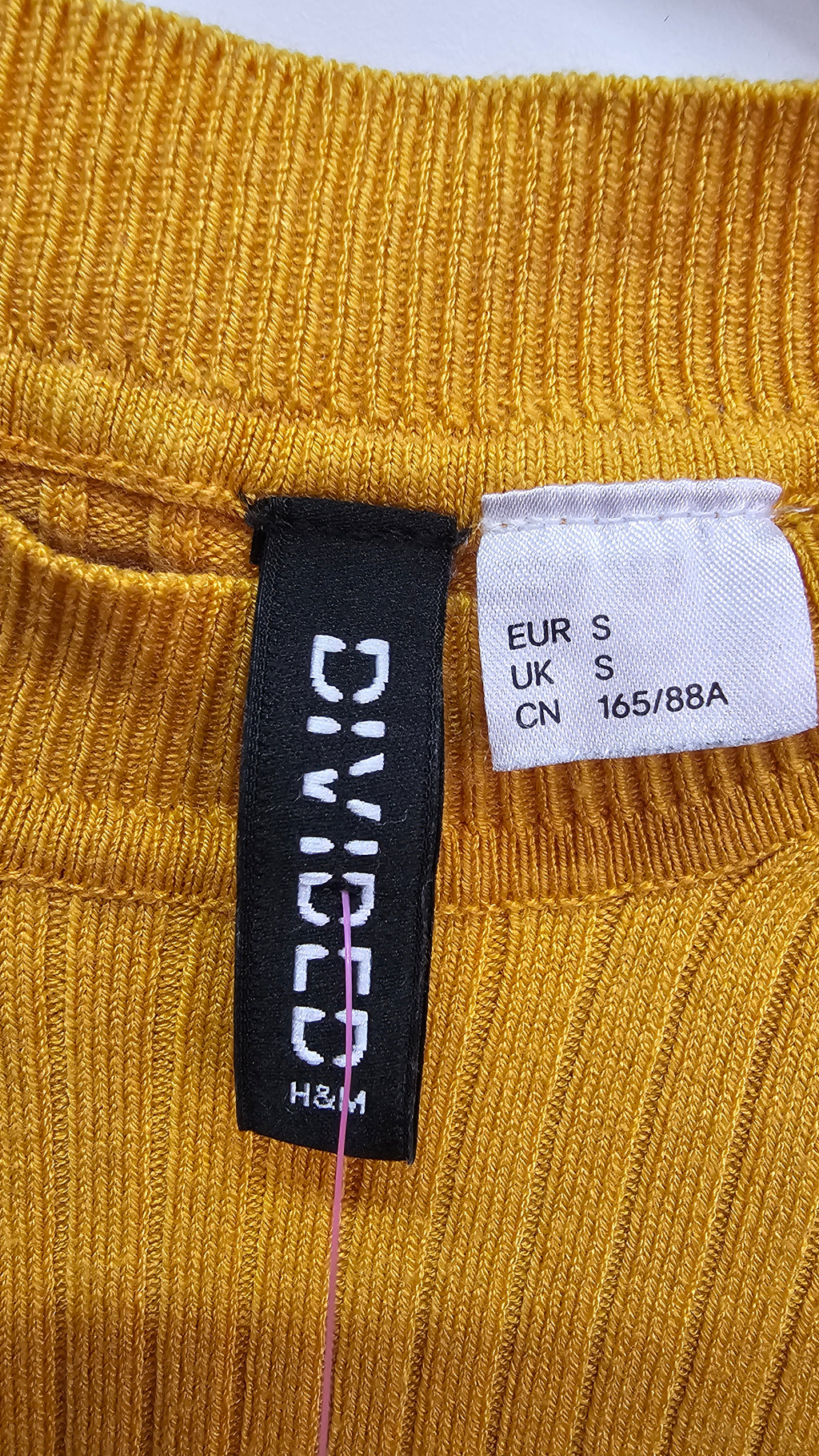 Mustard Yellow Divide Jumper -S