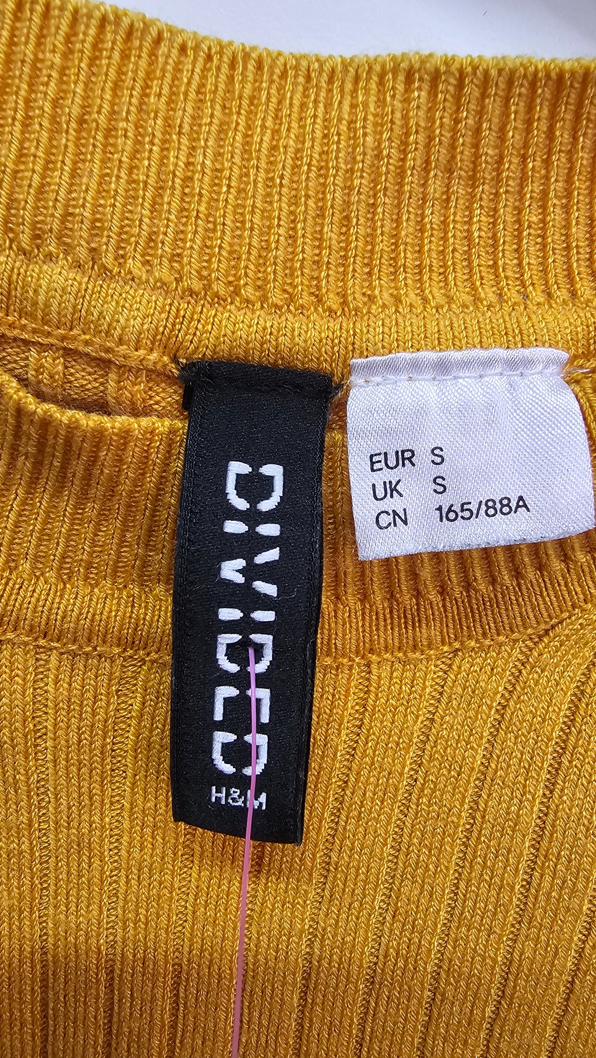Mustard Yellow Divide Jumper -S
