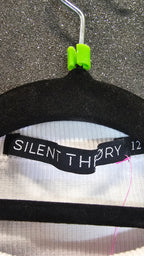 Silent Theory White Ribbed Heavyweight Cotton Singlet - 12