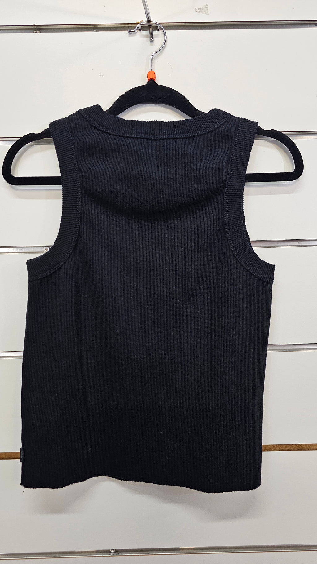 Silent Theory Black Ribbed Heavyweight Cotton Singlet - 14