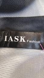 I Ask Fashion Daisy-Pattern Sheer Mesh Long-Sleeve Top - 14