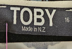 Toby Navy And White Tunic 100% Viscose - 16 image 2