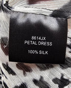 Verge Short Sleeve Dress 100% Silk - 14 image 4