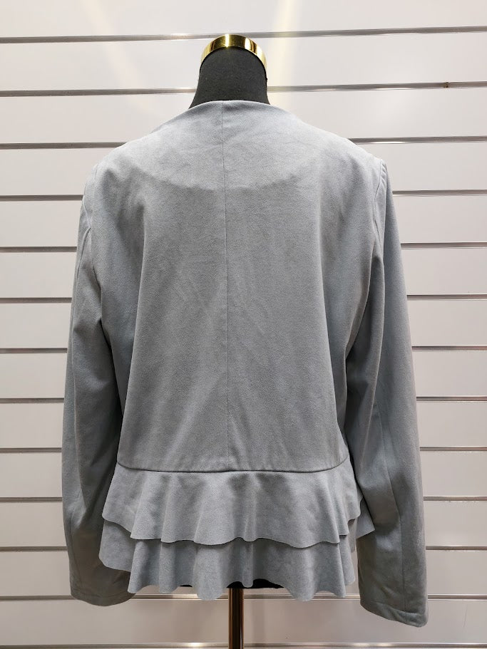 Katies Light Blue Suede Jacket - 16 image 2