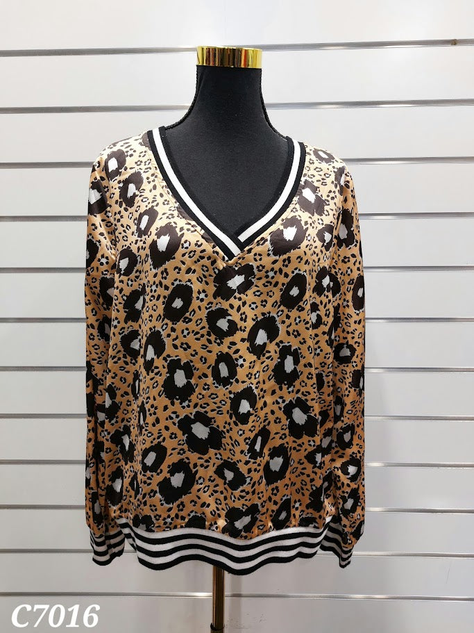 Charlo Leopard Print Blouse - 14 image 0