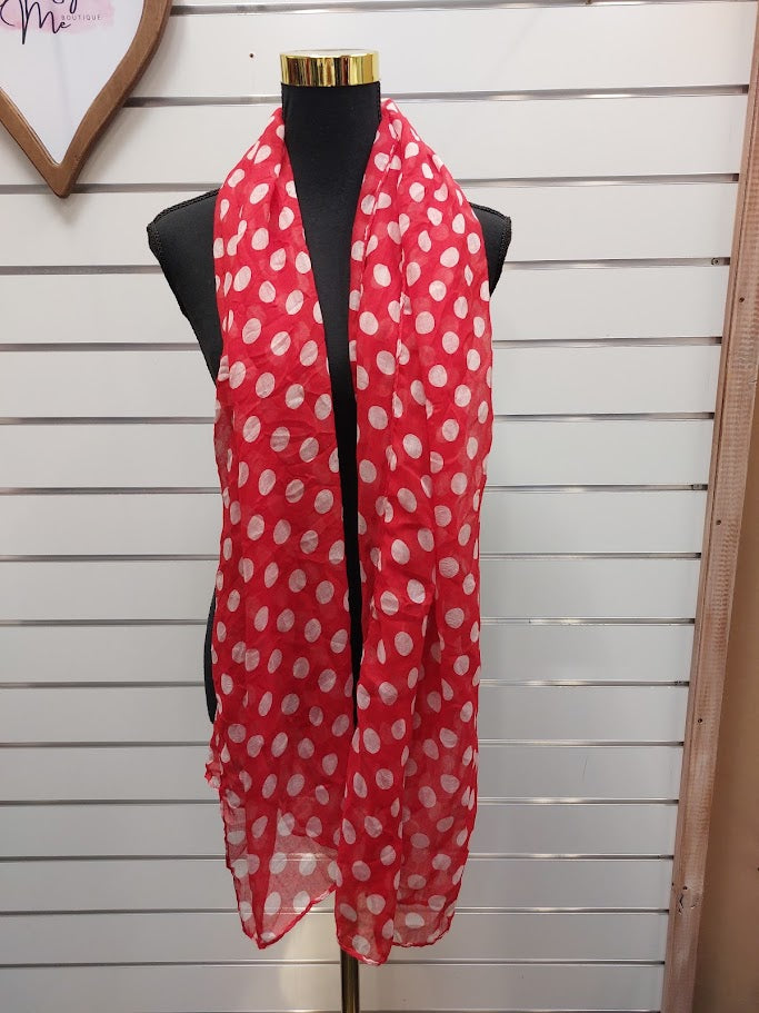 Red & White Scarf image 2
