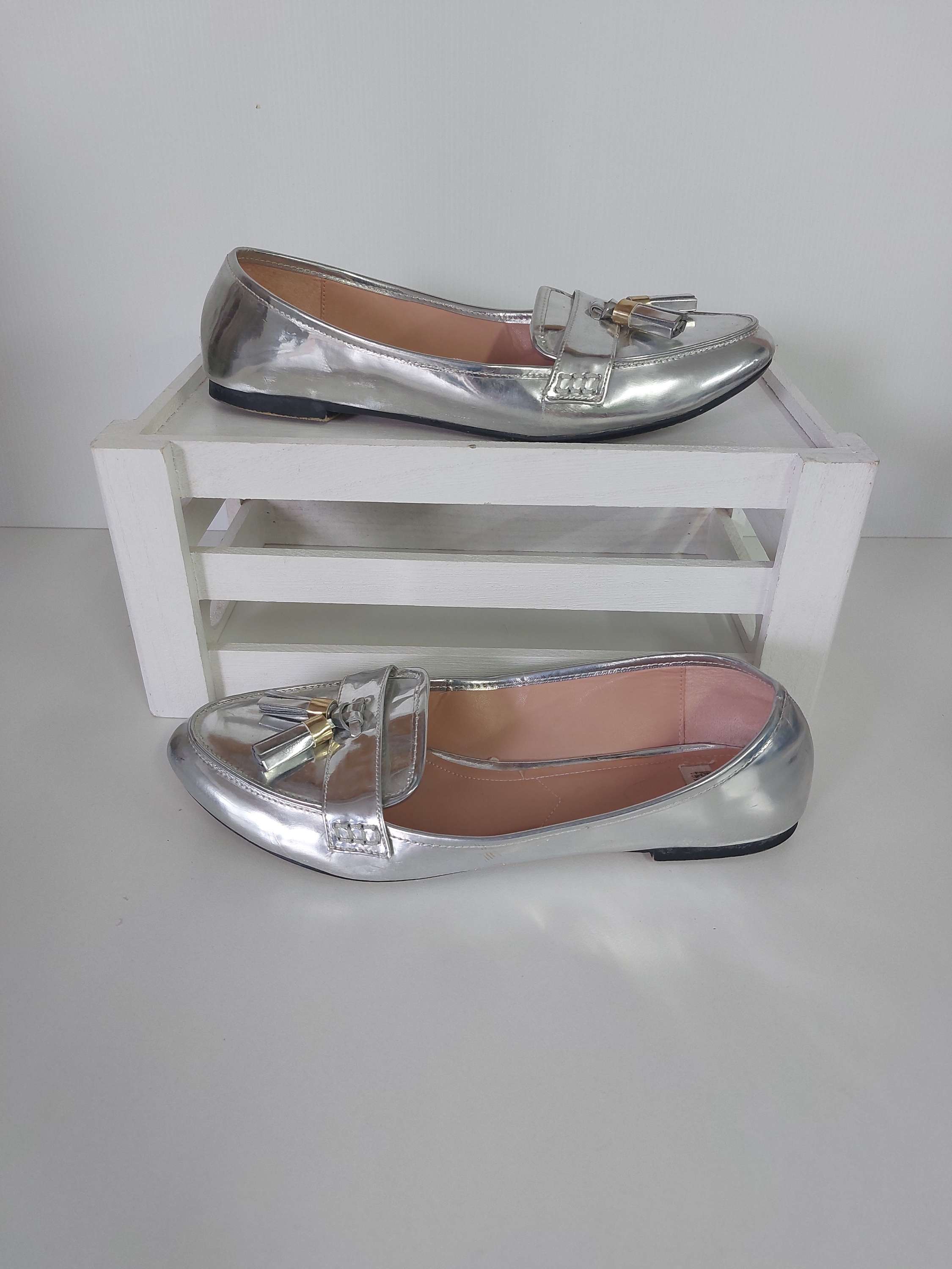 Silver Zora Loafers - 39 image 0
