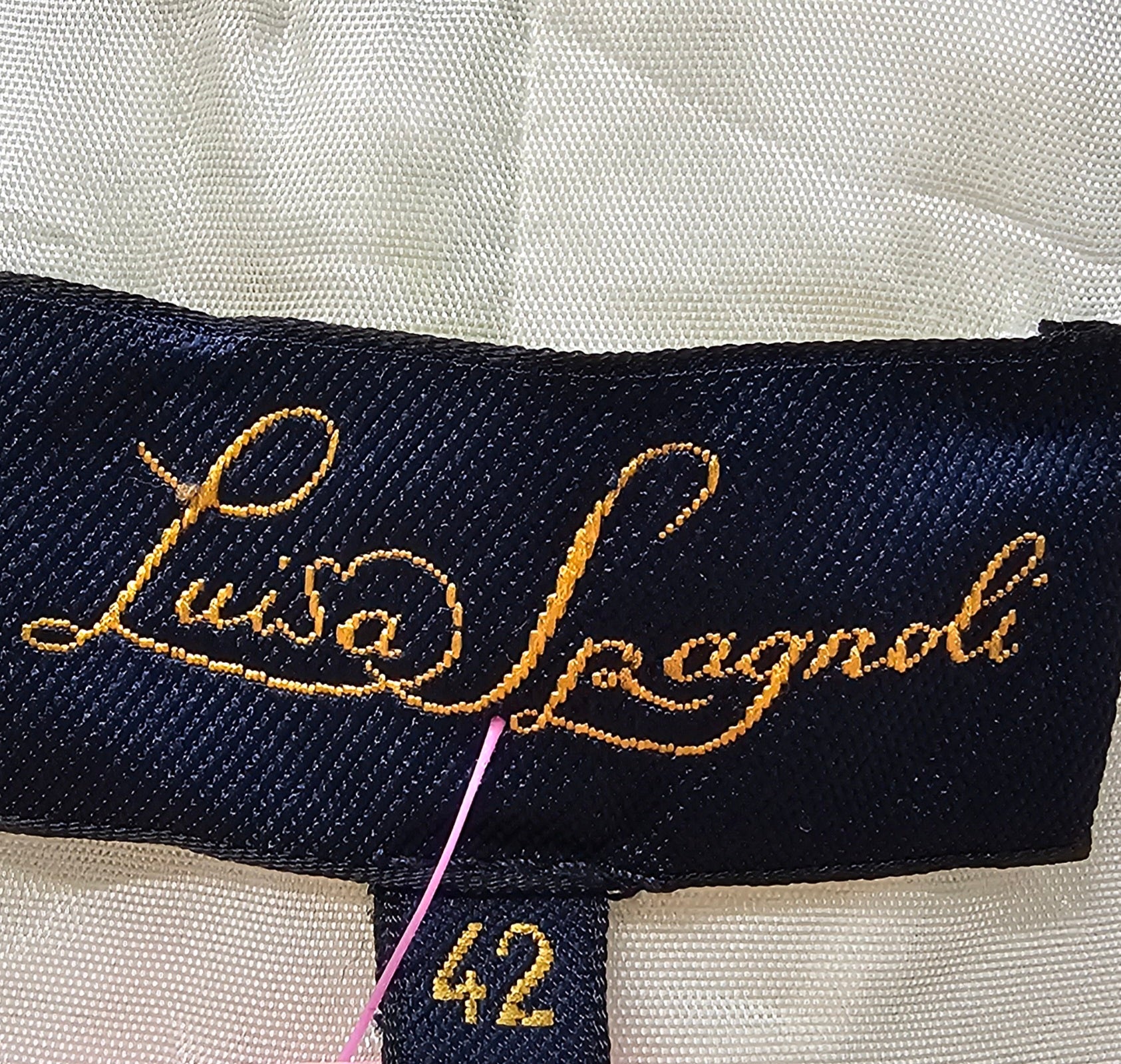 Luisa Spagnoli Green Cotton Blend Skirt Suit - 12 (42) image 4