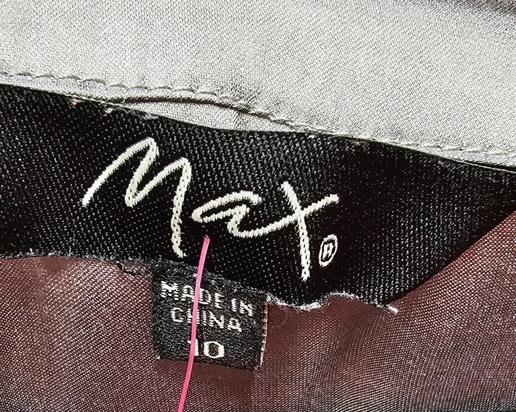 Max silver sleeveless blouse - size 10 image 2