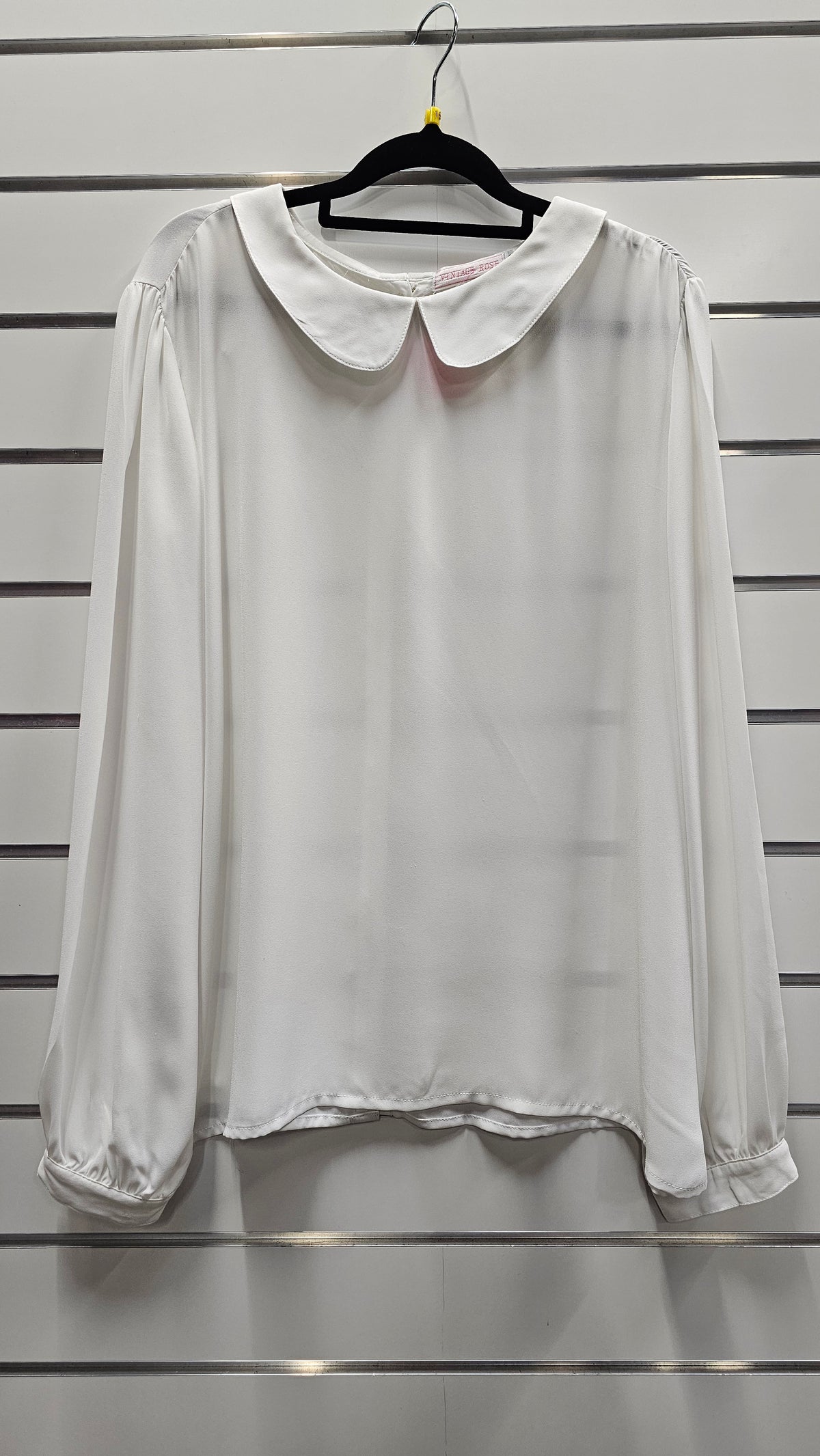 Vintage Rose white long sleeve blouse - size 16 image 0