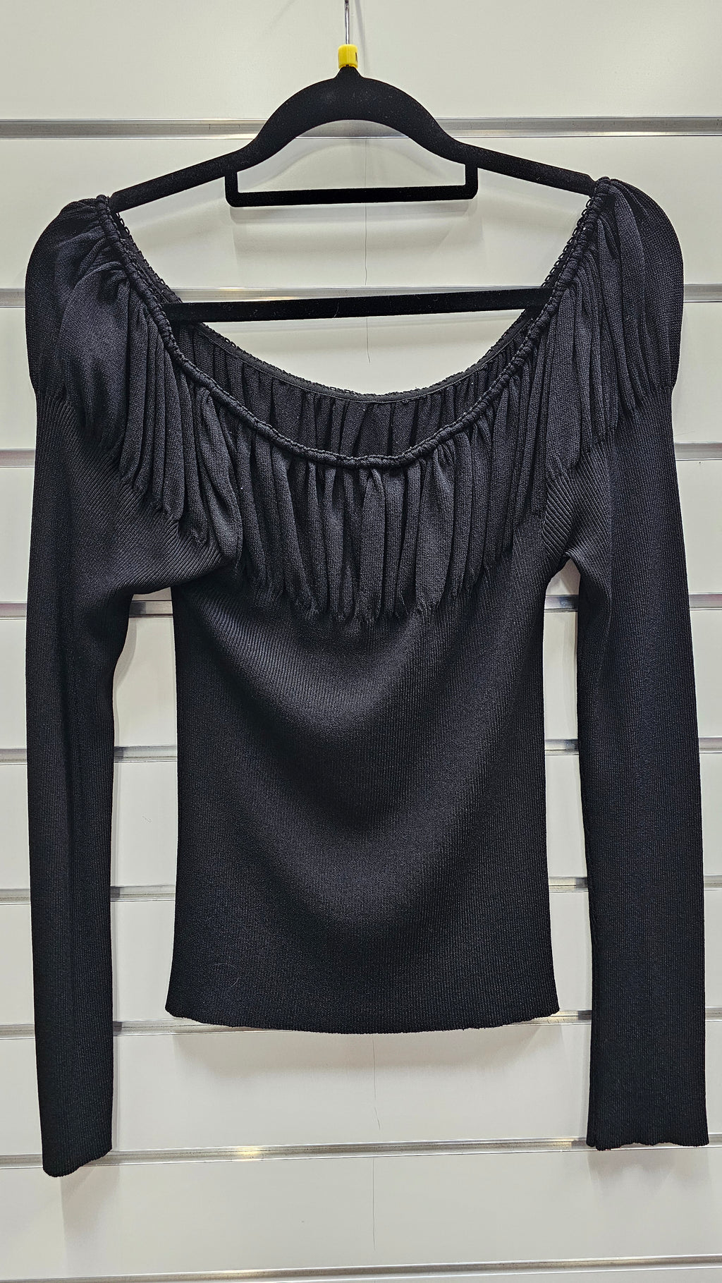 Johnny Dexter Long Sleeve Black Top - M image 1
