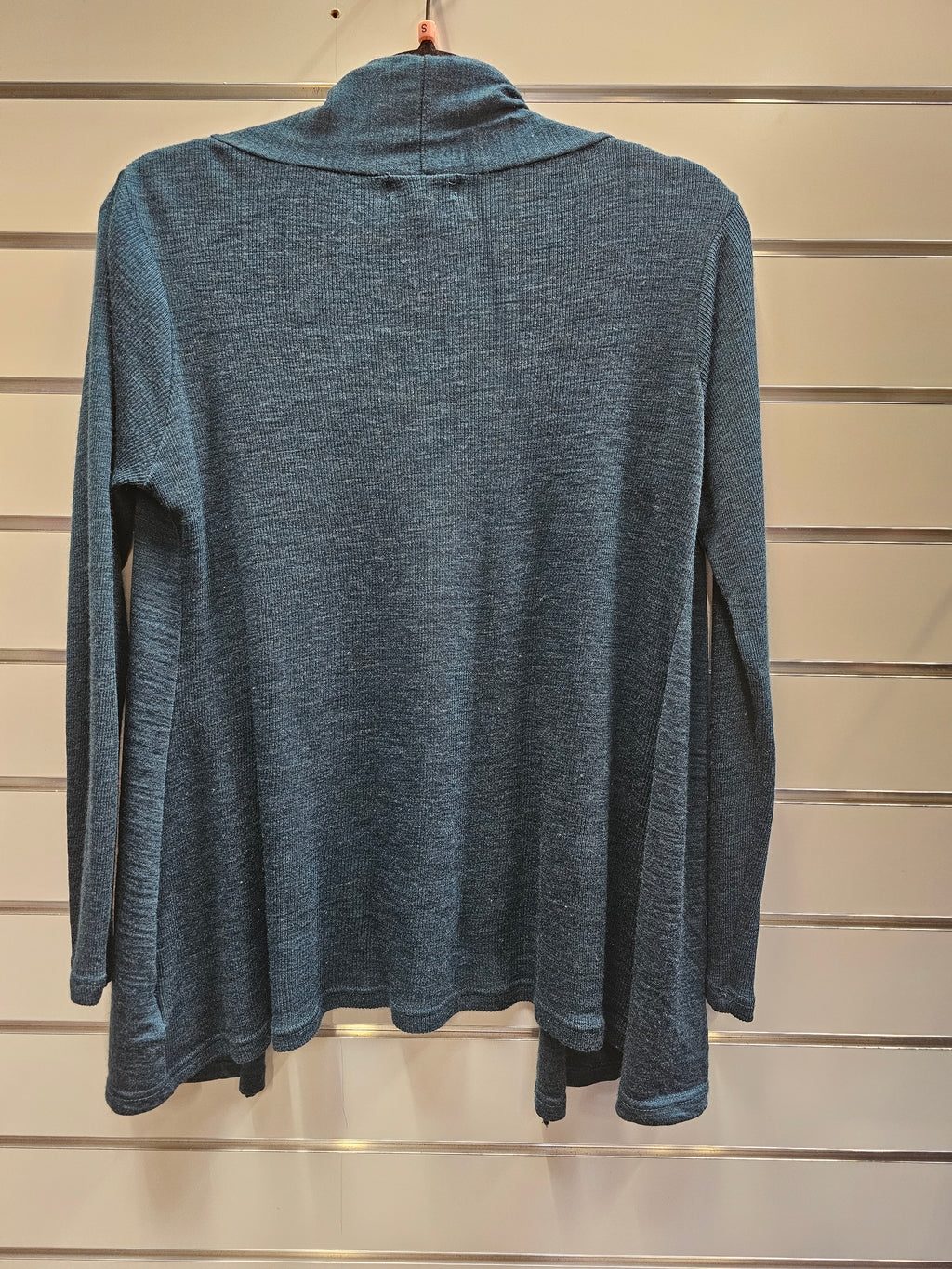 Capture Dark Turquoise 100% Merino Cardigan - S image 1