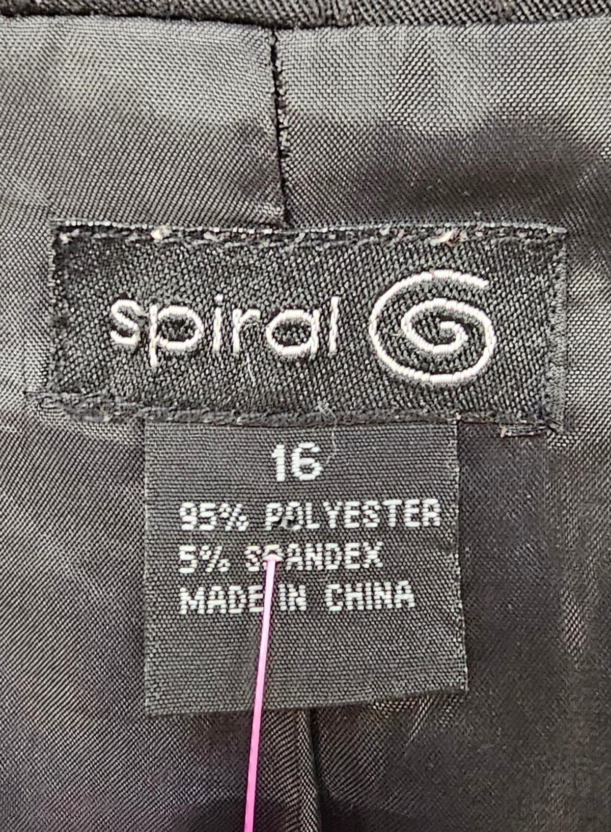 Spiral Black Tailored Jacket - 16 image 3