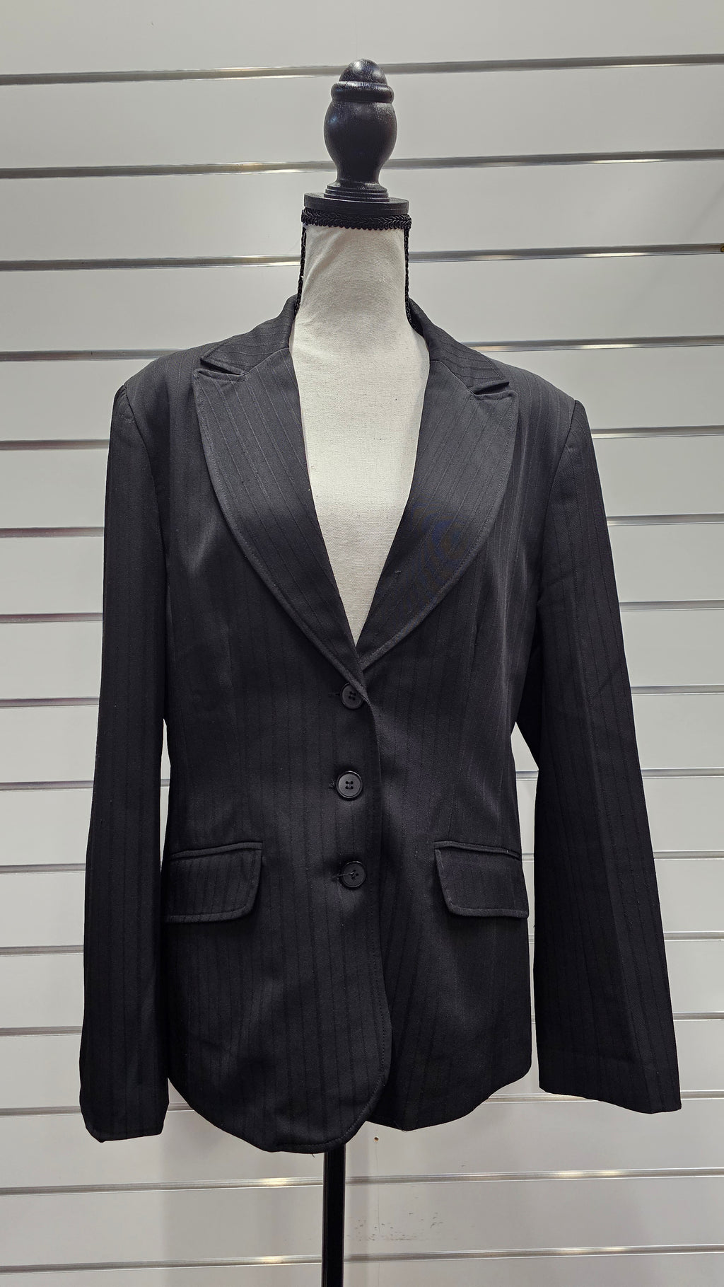 Spiral Black Tailored Jacket - 16 image 0