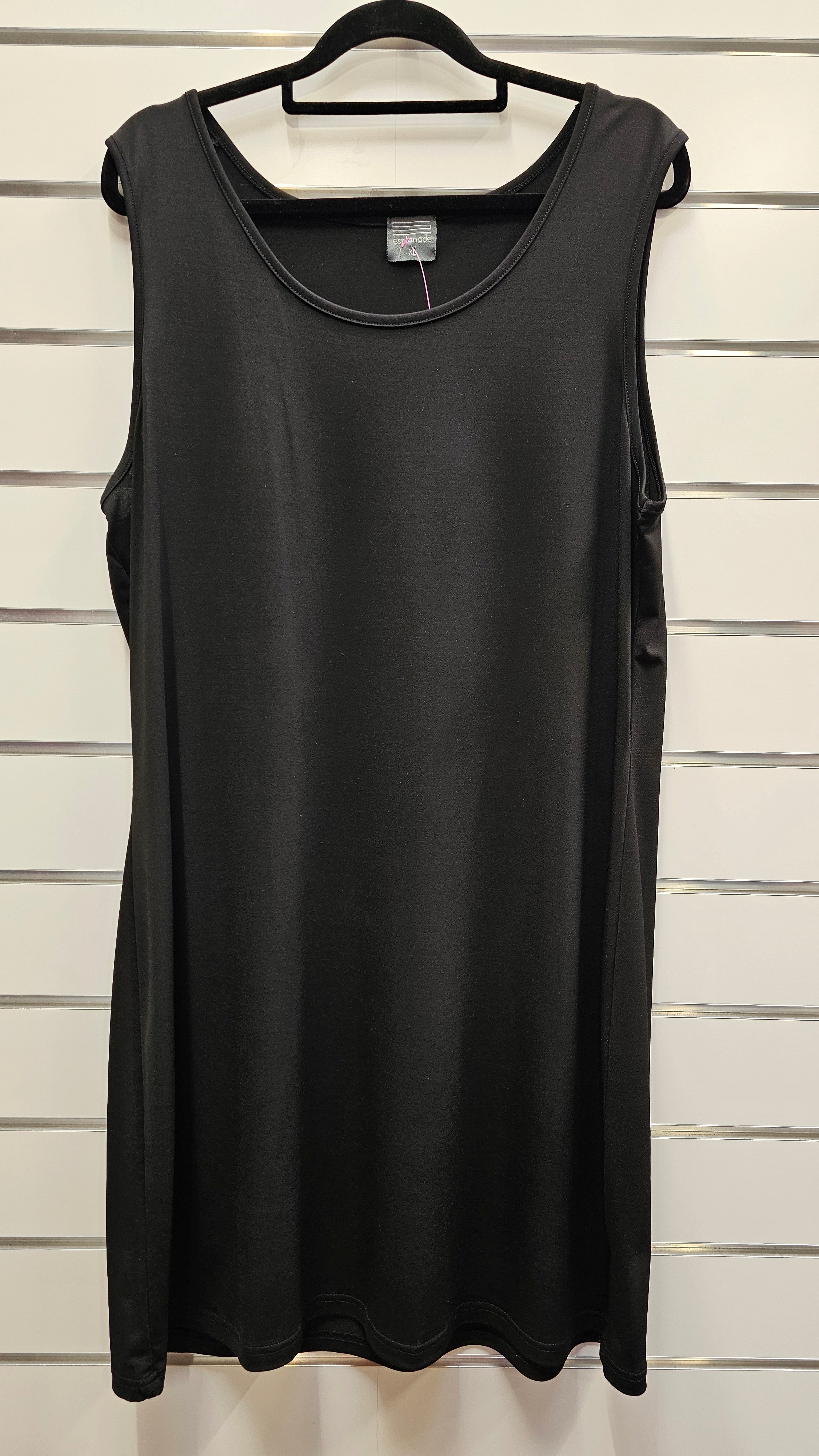 Esplanade black singlet dress - size XL image 0