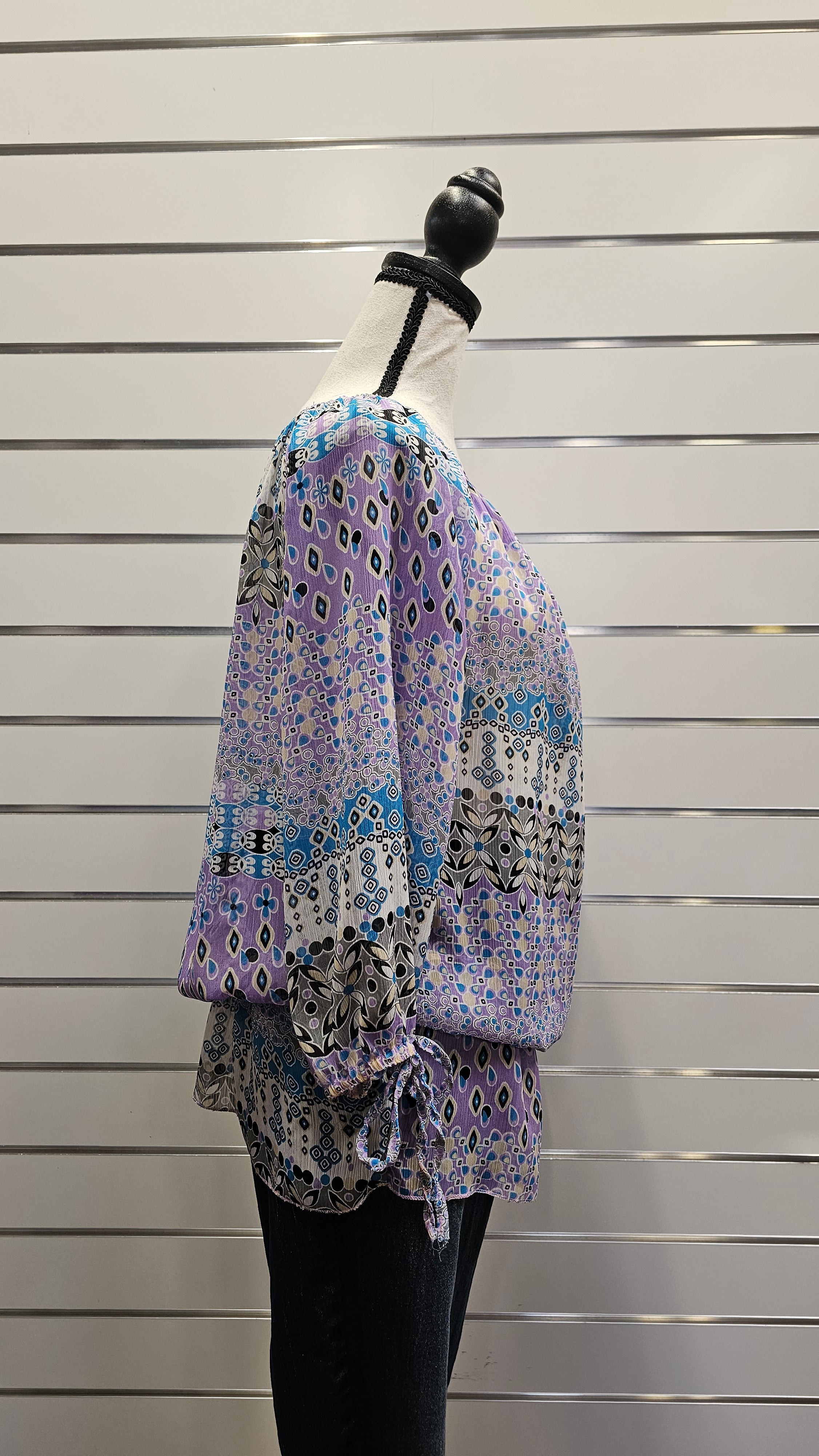 Innovative Purple Blouse - M image 4