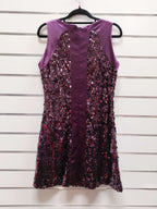 Charas Purple Sequin Dress - 10 image 2