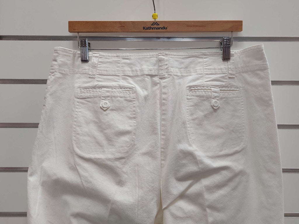 Assign 7/8 Wide Leg White Pants - 16 image 1